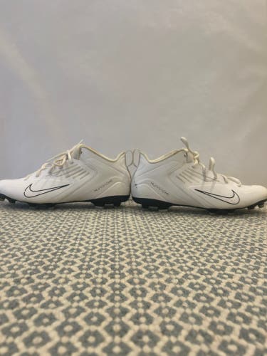 White Hurache Lacrosse Cleats Size 11 (Used)