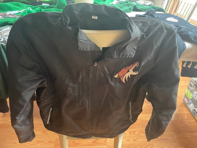 Black Boys Large Athletic Knit Jacket (Used)