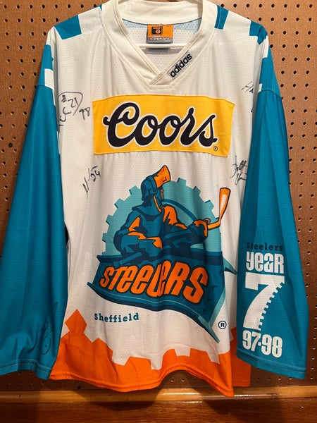 Sheffield Steelers 97/98 Jersey - AUTOGRAPHED - Corey Beaulieu