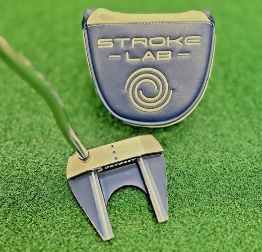 Odyssey Stroke Lab Seven Mallet Putter Right Hand 32" Stroke Lab Shaft w/Cover