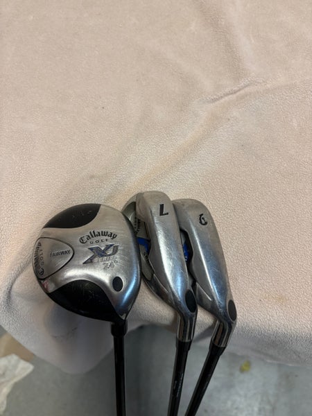 Junior Callaway Xj series Right Handed Iron Set Junior Graphite Shaft (Used)