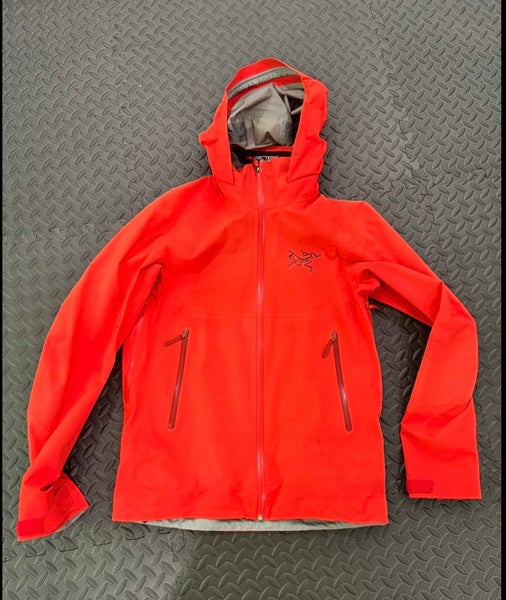 Orange Small Arc'teryx Jacket (Used) (can be purchased with black matching pants)