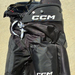 Black Junior Large CCM Tacks AS 580 Hockey Pants (Used)