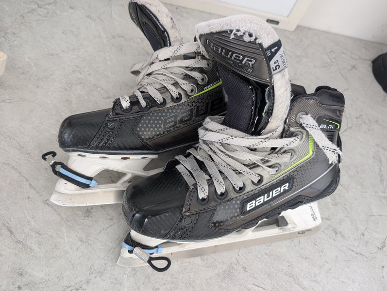 Bauer Elite Hockey Goalie Skates Size 5.5 (Used)
