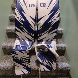 Used  Bauer Regular Pro Stock Hyperlite 2 Goalie Full Set