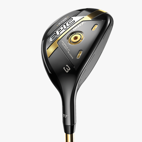 NEW MEN'S LEFT HAND CALLAWAY EPIC MAX STAR 17* #3 HYBRID UST ATTAS 50 REGULAR FLEX + HC