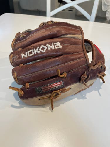 2013 Nokona Edge X RH Infield Baseball Glove 11.5" (Used)