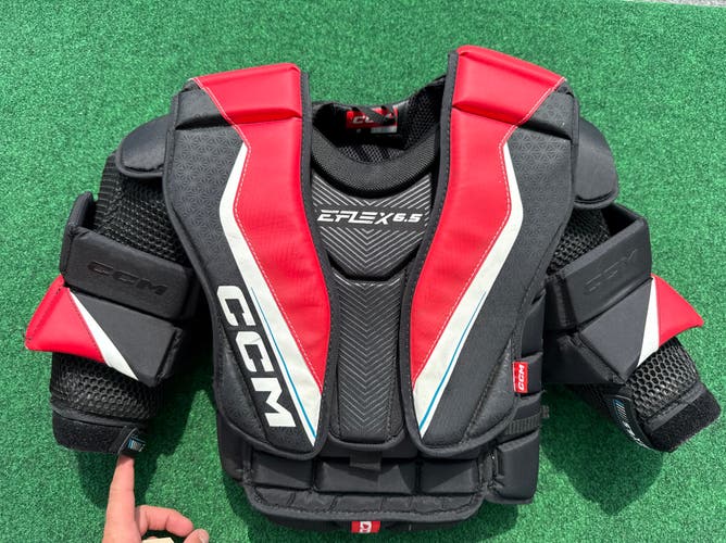 CCM EFlex E6.5 Goalie Chest Protector (Used) | Junior Small / Medium