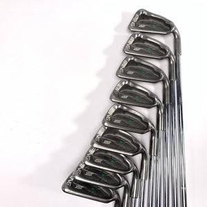 Ping ISI Iron Set 4-PW+SW+LW Green Dot 2* Up Cushin JZ Stiff Steel Mens RH