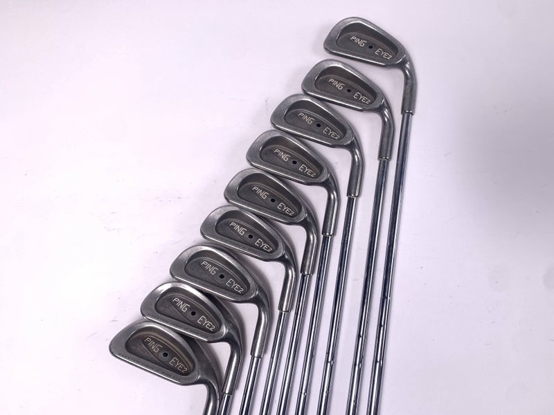 Ping Eye 2 + Iron Set 2-9+SW Black Dot Karsten ZZ-Lite Stiff Steel Mens RH