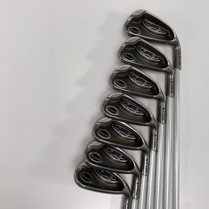 Ping Rhapsody Iron Set 6-PW+GW+SW Purple Dot ULT 129 Ultra Light Ladies RH