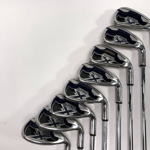 Callaway X-20 Iron Set 4-PW+SW Uniflex Steel Mens RH