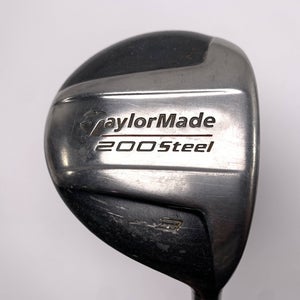 TaylorMade 200 Steel 3 Fairway Wood 15* Lite Regular Graphite Mens RH