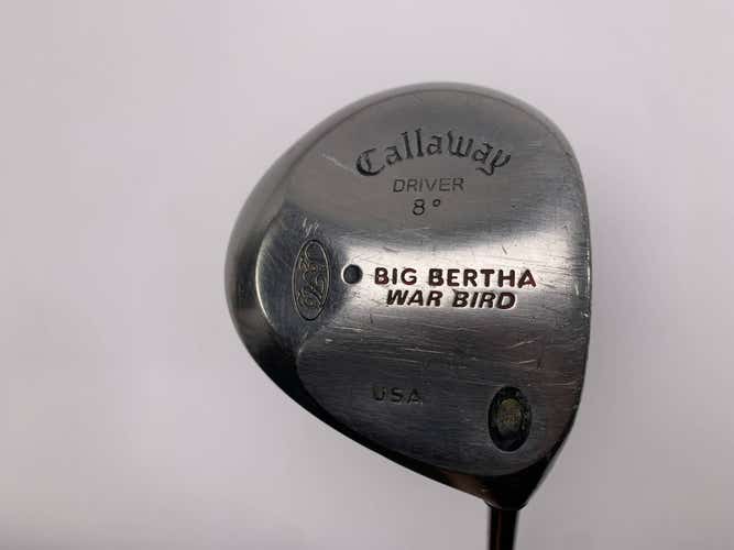 Callaway Big Bertha Warbird Driver 8* Graffalloy BB UL Stiff Graphite Mens RH