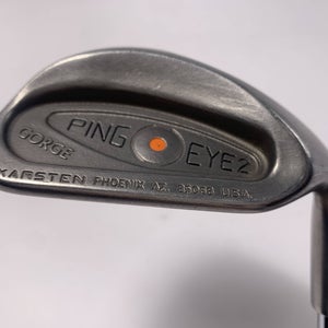 Ping Eye 2 Gorge Lob Wedge LW Orange Dot 2* Flat KBS Tour 90 90g Stiff Mens RH