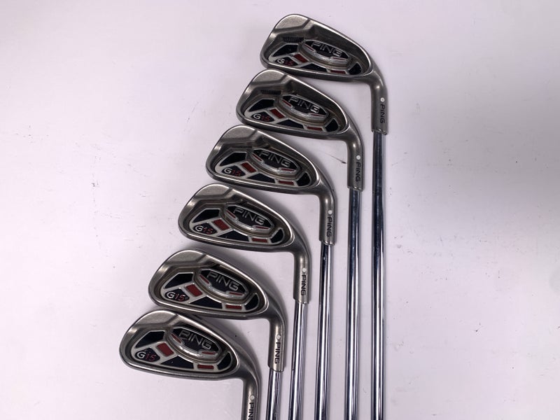 Ping G15 Iron Set 5-PW White Dot 3* Up AWT Regular Steel Mens RH