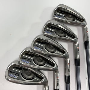 Ping G 2016 Iron Set 6-PW Red Dot 1* Flat CFS Soft Regular Senior RH