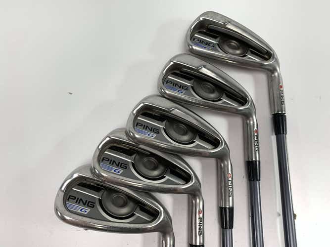Ping G 2016 Iron Set 6-PW Red Dot 1* Flat CFS Soft Regular Senior RH