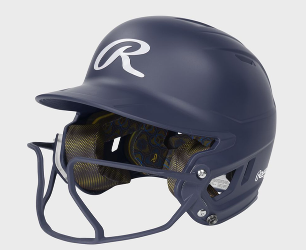 Rawlings Mach Hi-Viz Fastpitch Softball Batting Helmet W/Face Guard 6 7/8 - 7 5/8