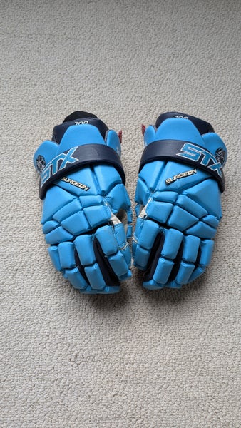 UNC Chapel Hill Team Issued STX Surgeon 700 Lacrosse Gloves 13" (Used)