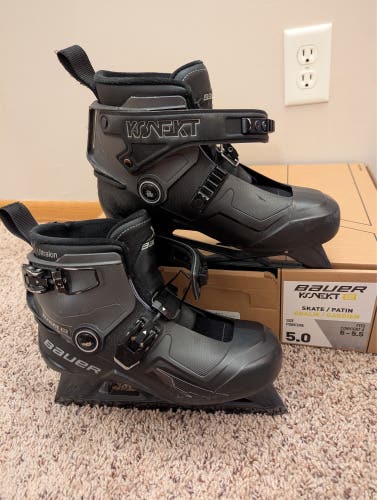 2024 Bauer Konekt 2 Hockey Goalie Skates Regular Width Size 5 (Used)