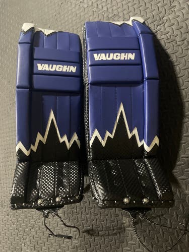 30+2 Vaughn Velocity V9 Iceberg Goalie Leg Pads (Used) - Nearly New Condition
