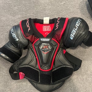 Large Junior Bauer Vapor 1X Lite Shoulder Pads (Used)