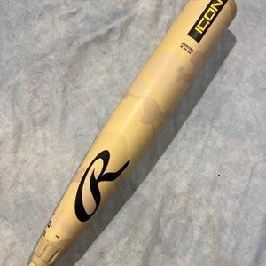 2025 Rawlings Icon Composite Bat BBCOR Certified (-3) Composite 28 oz 31" (Used)