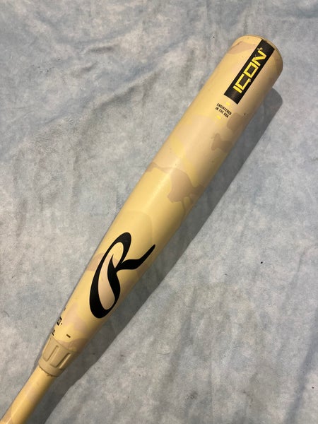 2025 Rawlings Icon Composite Bat BBCOR Certified (-3) Composite 28 oz 31" (Used)
