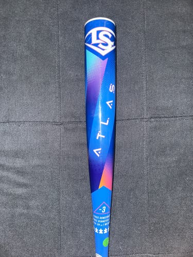 2025 Exclusive color-way Louisville Slugger Atlas Alloy BBCOR Certified Bat (-3) 31 oz 34" (Used)
