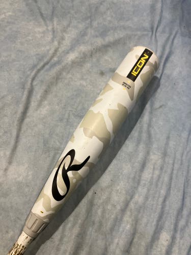 2025 Rawlings Icon Composite Bat USSSA Certified (-10) Composite 18 oz 28" (Used)