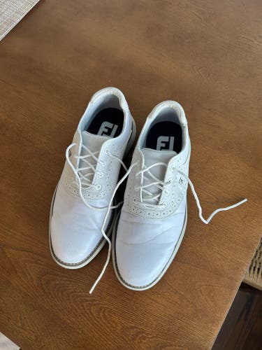 Kid's Size M 5.0 (W 6.0) Footjoy Golf Shoes (Used)