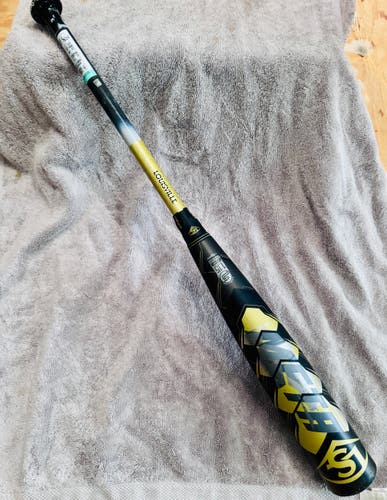 2021 Louisville Slugger Meta -10 USSSA Bat | 30” / 20oz | Black/Gold | Solid Condition