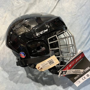 Black Medium CCM 50 Combo Helmet (New)