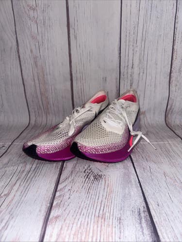 Nike Zoomx Vaporfly Next% 3 White-Black-Vivid Purple Mens Sz 11.5 [DV4129-104]