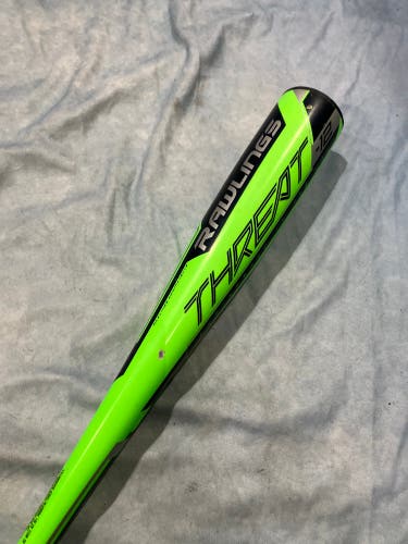 2019 Rawlings Threat Composite Bat USABat Certified (-12) Composite 15 oz 27" (Used)