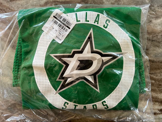 Pro Stock Dallas Stars Adidas Practice Jersey Size 56 - Green