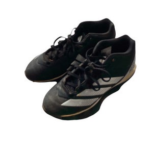 Used Adidas Jr FB Cleats Black Junior 04 11479-S000402419