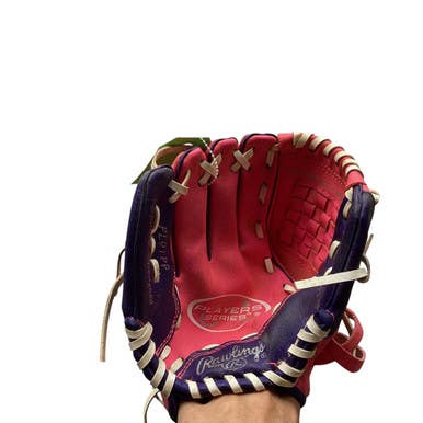 Used Rawlings PLAYERS SERIES BB/SB Glove T-ball Pink 9" 11479-S000402415