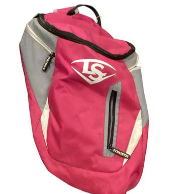 Used Louisville Slugger BACKPACK BB/SB Player Backpack Pink 11479-S000402398