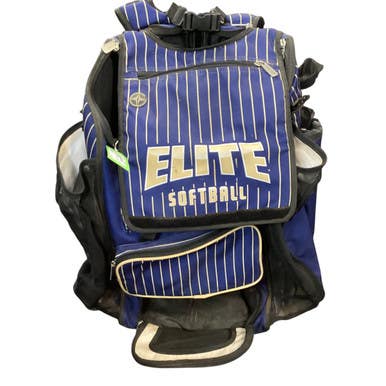 Used BoomBah ROLLING BACKPACK BB/SB Player Wheeled Bag Navy Blue 11479-S000402397