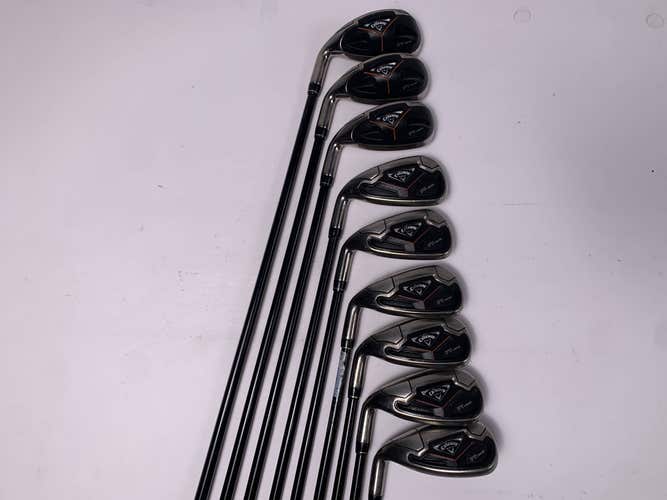 Callaway FT I-bird Iron Set 3-PW+SW 75g Stiff Graphite LH Oversize Grips