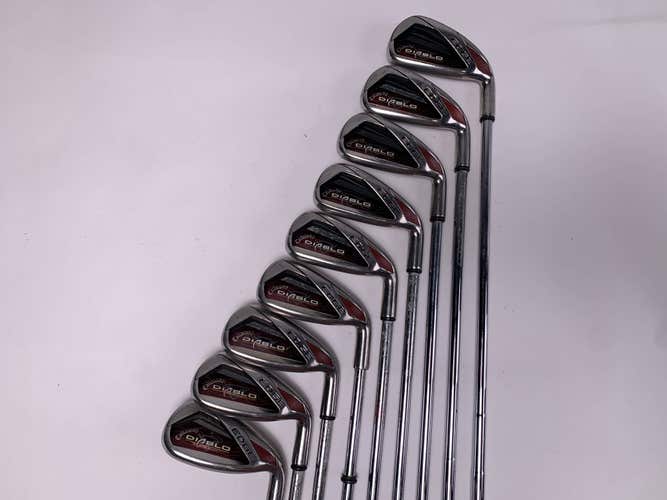 Callaway Diablo Edge Iron Set 3-PW+AW Uniflex Steel Mens RH