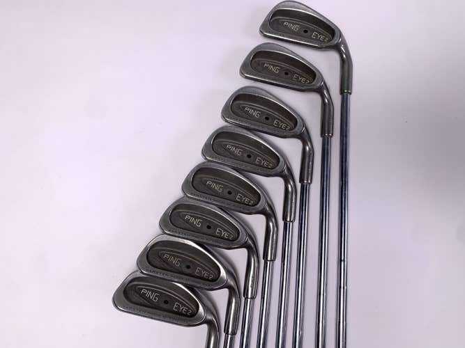 Ping Eye 2 Iron Set 3-PW Black Dot ZZ Stiff Steel Mens RH