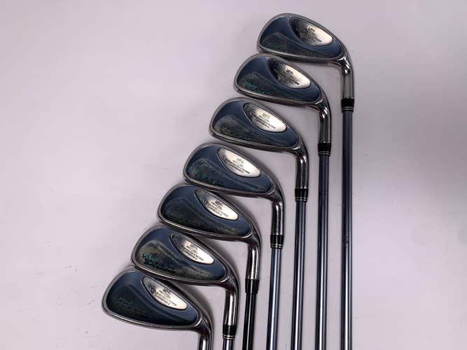 Cobra 3400 I/XH Iron Set 4-PW Graphite Design YS-5.1 Ladies Steel Womens RH