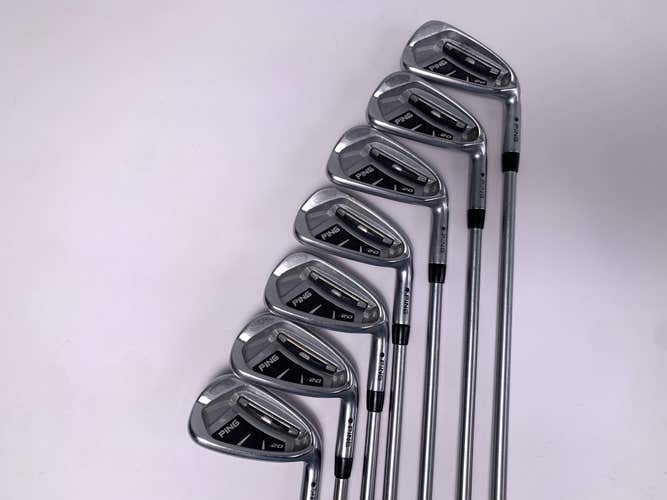 Ping i20 Iron Set 4-PW Black Dot KBS Tour C-Taper Lite 115g Extra Stiff RH