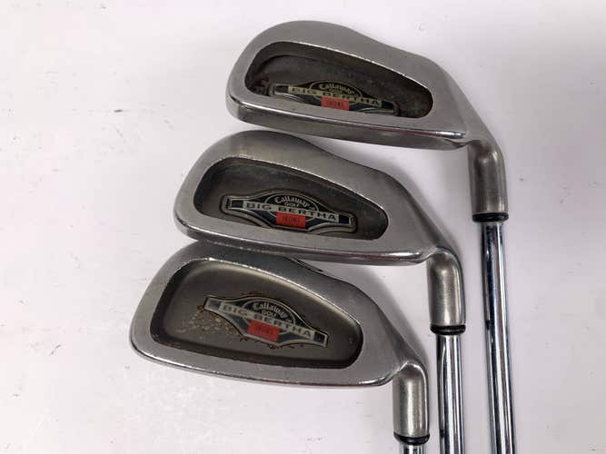 Callaway Big Bertha 1996 Iron Set 8-PW Memphis 10 Regular Steel Mens RH