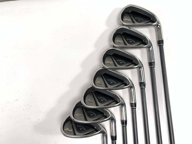 Callaway X2 Hot Iron Set 5-PW+GW 60g Regular Graphite Mens RH