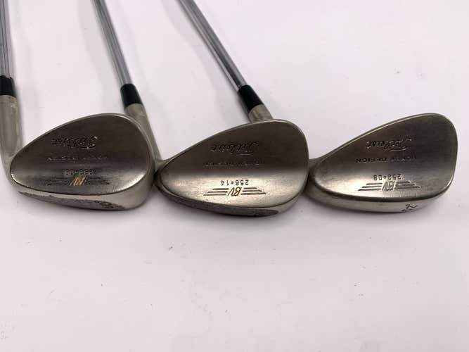 Titleist Vokey Black Nickel Wedge Set 52* 56* 60* True Temper DG Wedge Mens RH