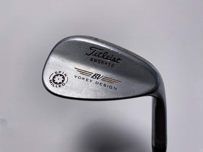 Titleist Vokey Spin Milled Chrome 2009 Sand Wedge SW 56* 10 Wedge Steel Mens RH